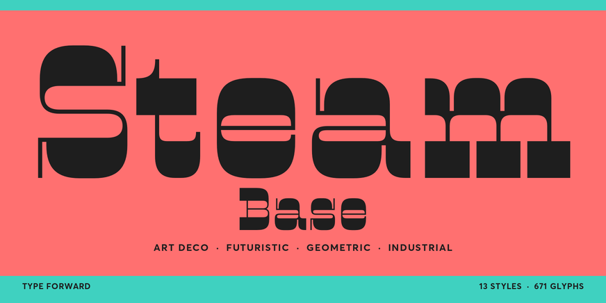 Steam Base character specimen 1