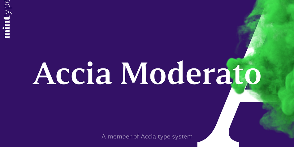 Accia Moderato Light Italic family specimen 1