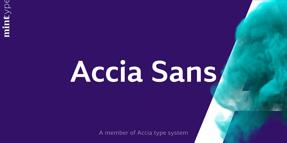 Accia Sans Light family specimen 1