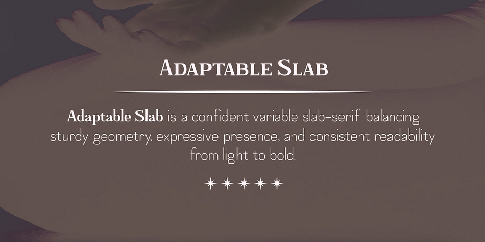 Adaptable Slab Regular family specimen 2