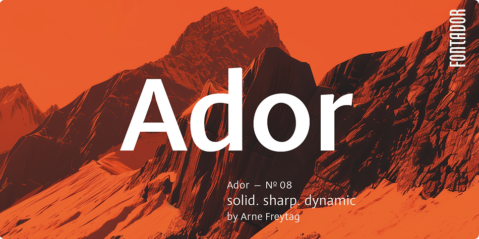 Ador Extra Light family specimen 1