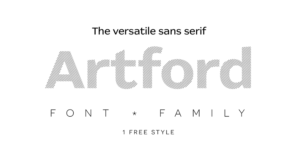 Artford Regular family specimen 1
