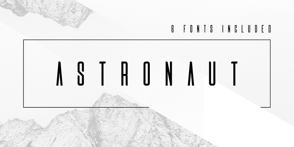 Astronaut Typeface Regular family specimen 1