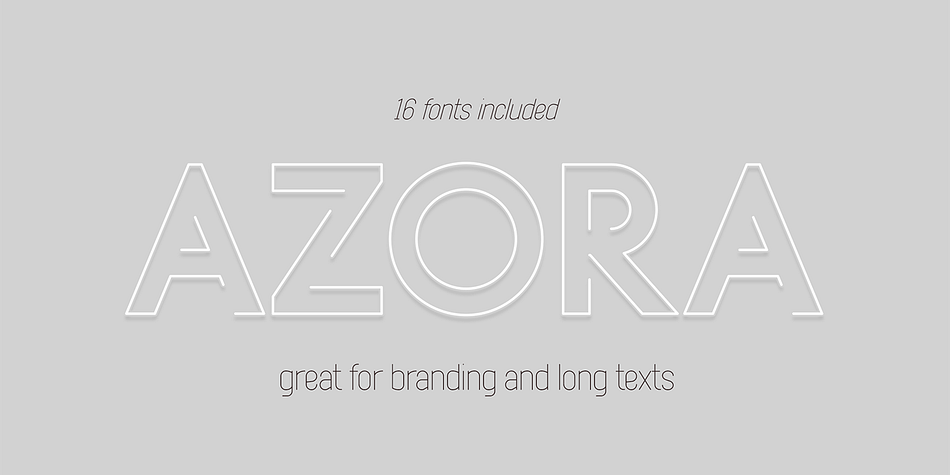 Azora Regular 4 family specimen 1