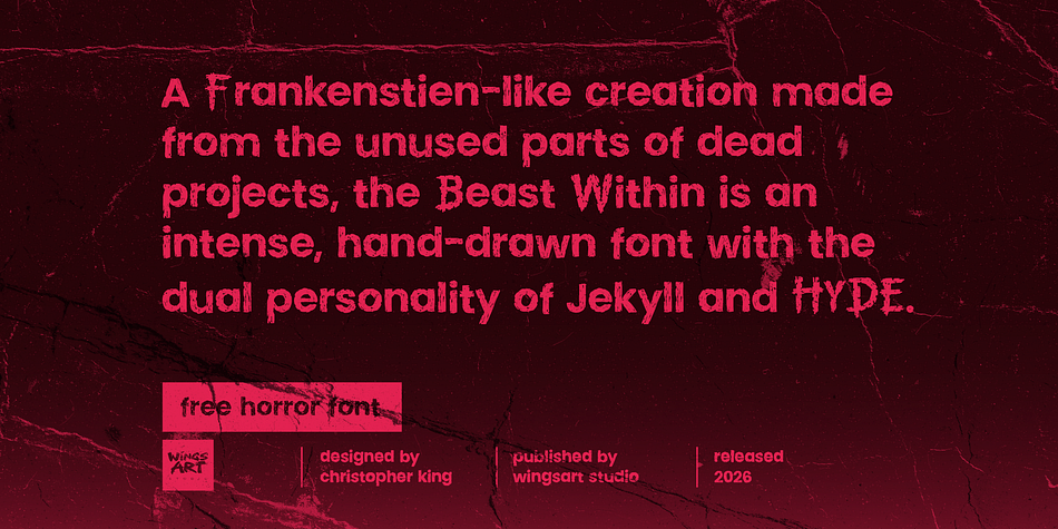 Beast Within Regular family specimen 2