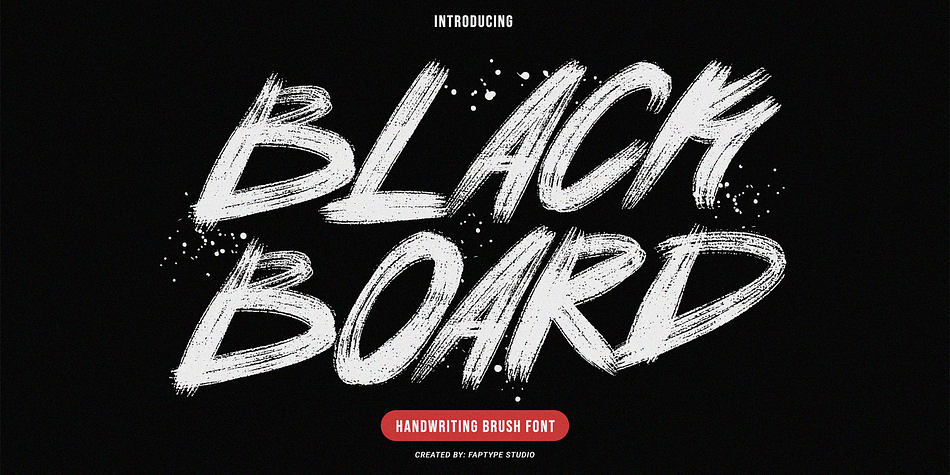 Blackboard Regular family specimen 1