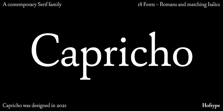 Capricho Light family specimen 1
