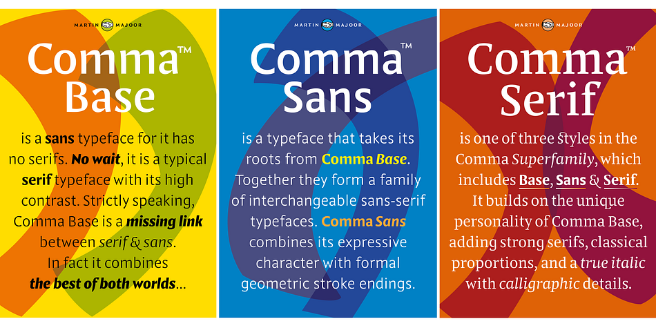 Comma Sans Regular family specimen 2