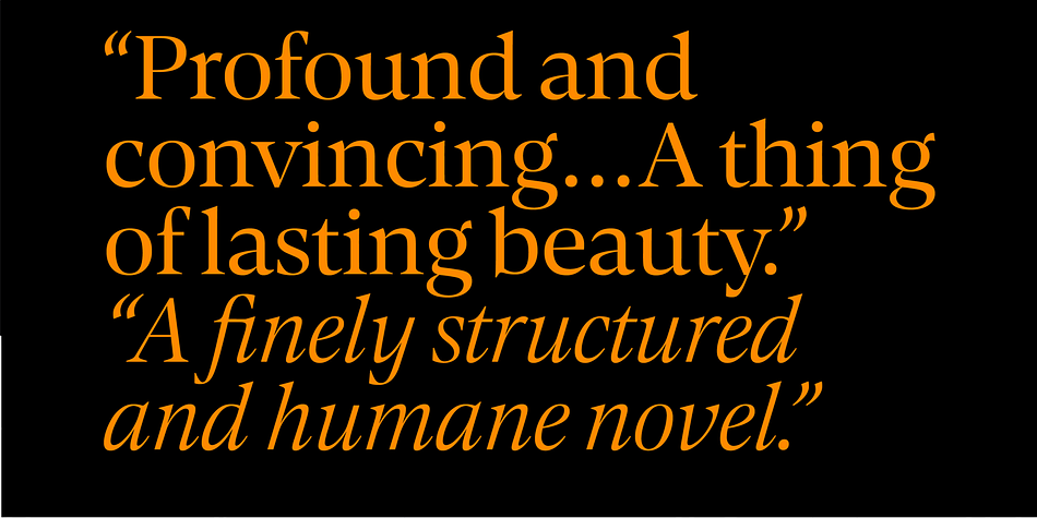 Contane Text Light family specimen 2