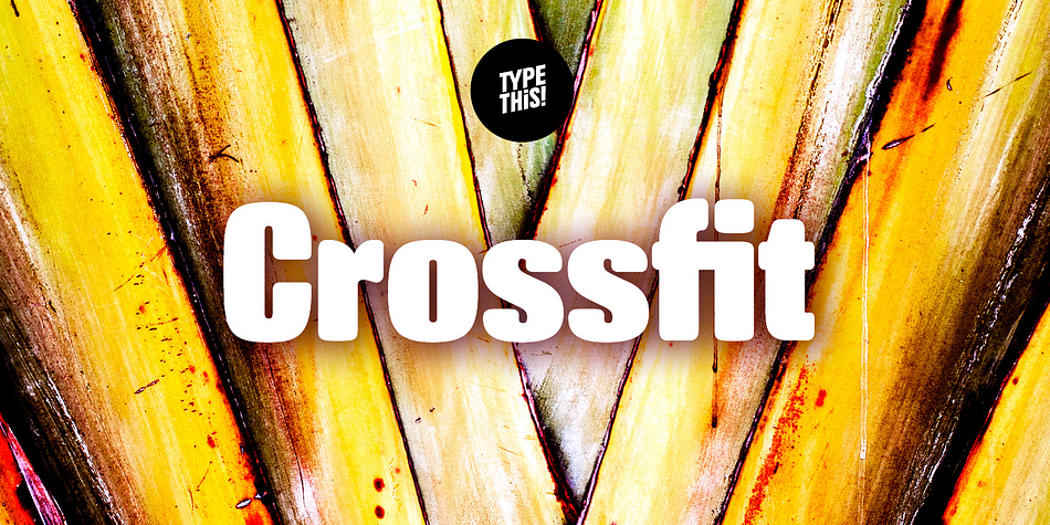 Crossfit Heavy Italic family specimen 1