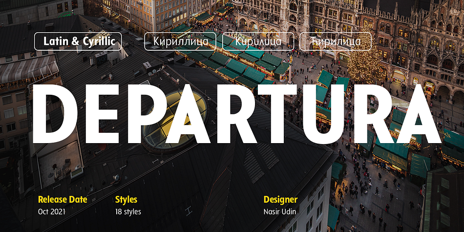 Departura ExtraLight family specimen 1