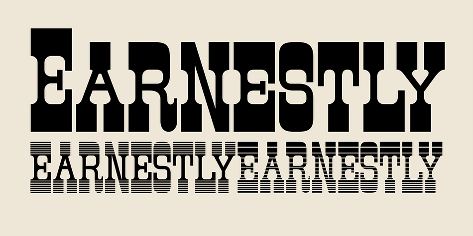 Earnestly Bold Full Engrave family preview