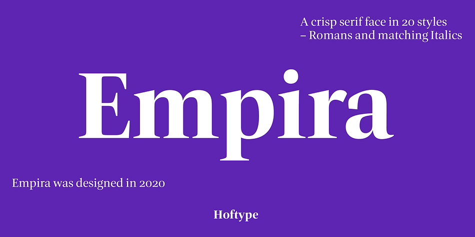 Empira Light family specimen 1