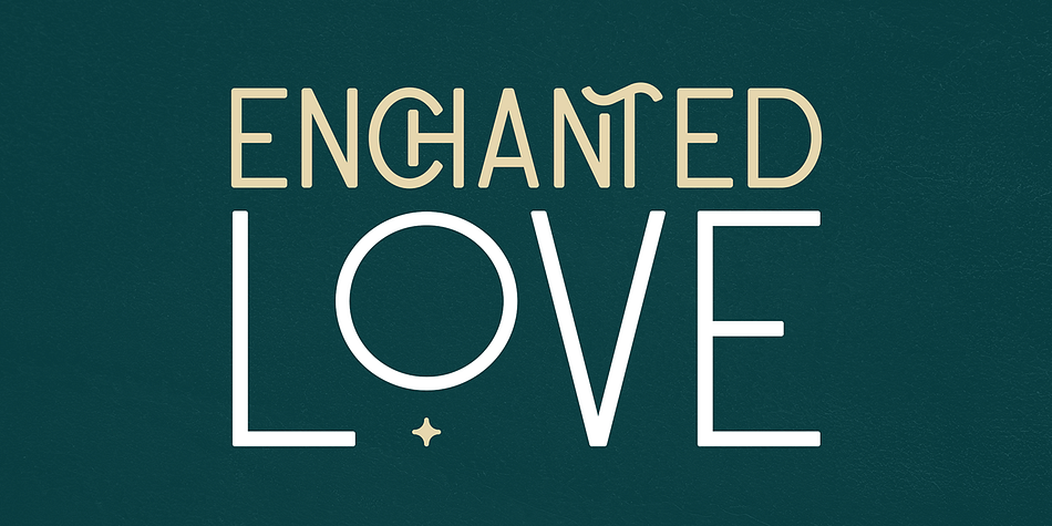 Enchanted Love Bold family specimen 1