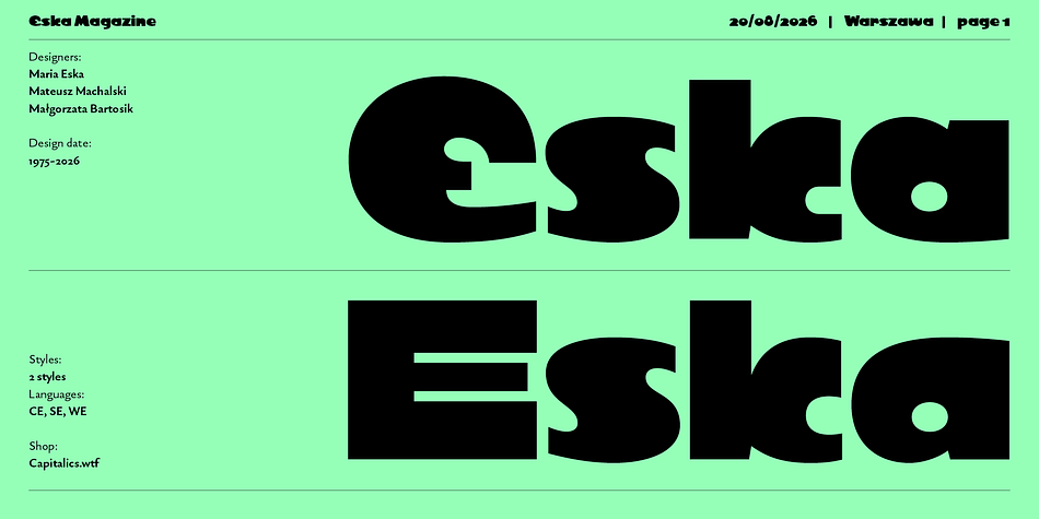 Eska Orginal family specimen 1