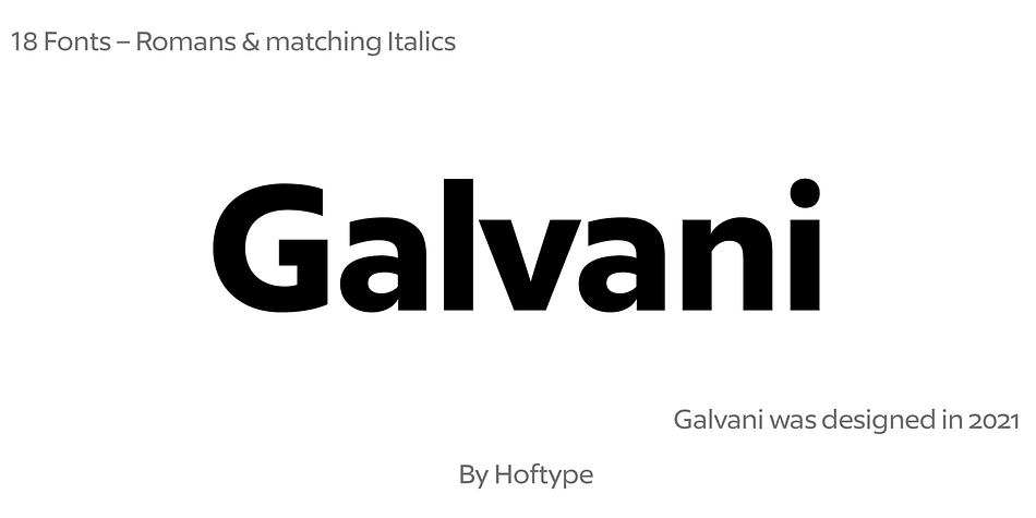 Galvani Light family specimen 1