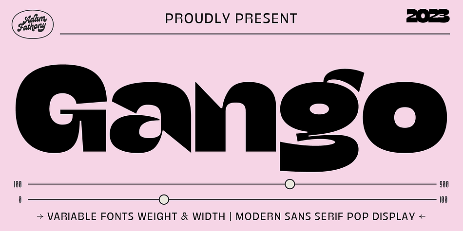 Gango Regular family specimen 1