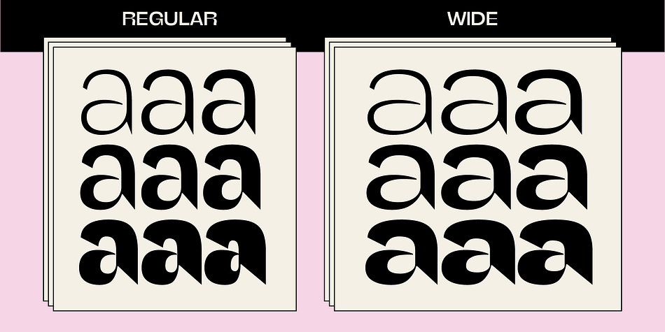 Gango Regular family specimen 2