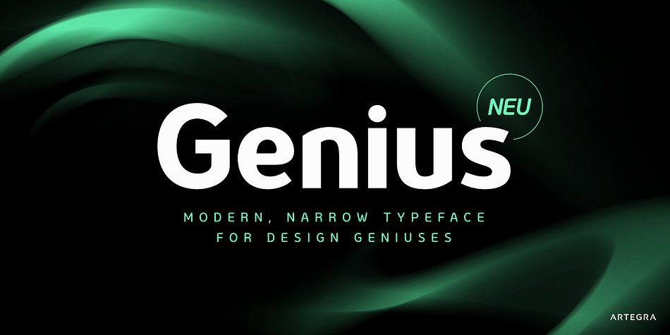 Genius Thin Italic family preview