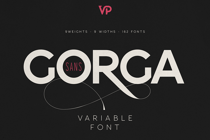 Gorga Sans Regular Expanded family specimen 1