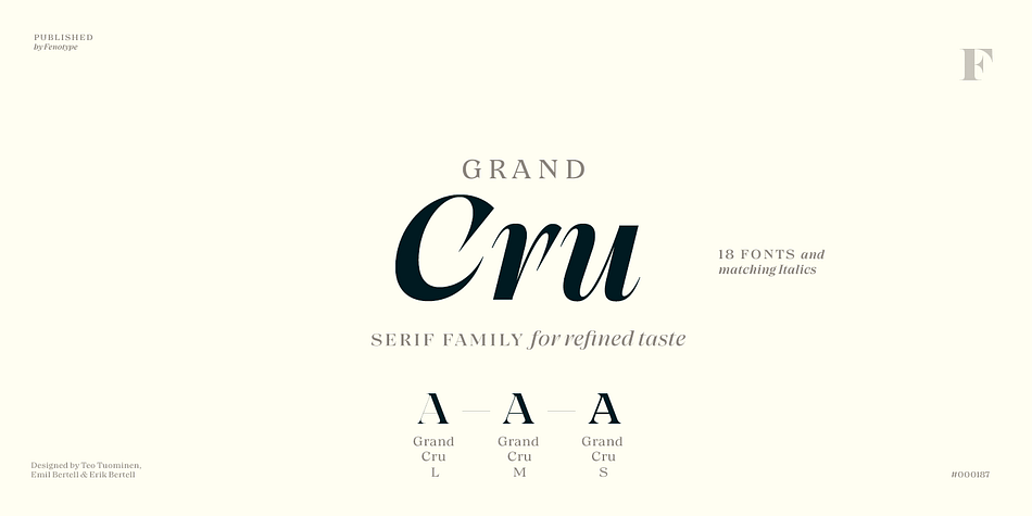 Grand Cru Light S family specimen 1