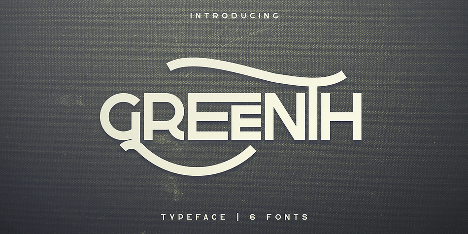 Greenth Grunge family specimen 1