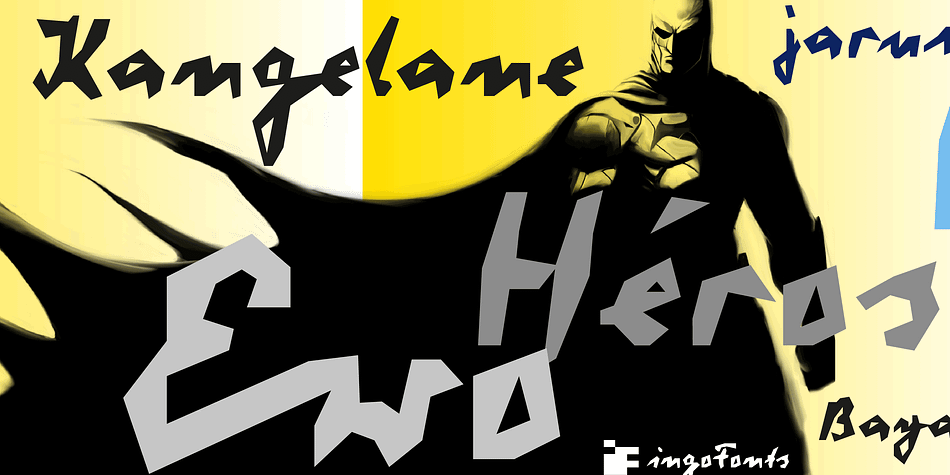 Hero Regular family specimen 2