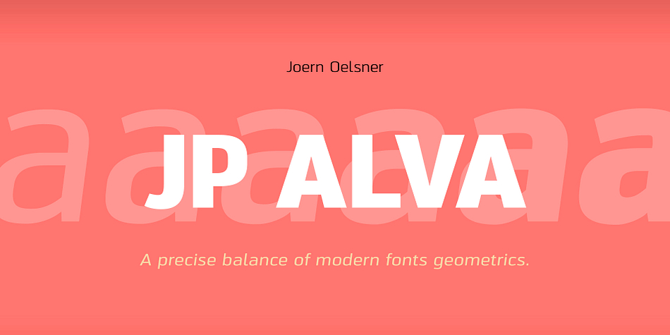 JpAlva Regular family specimen 1