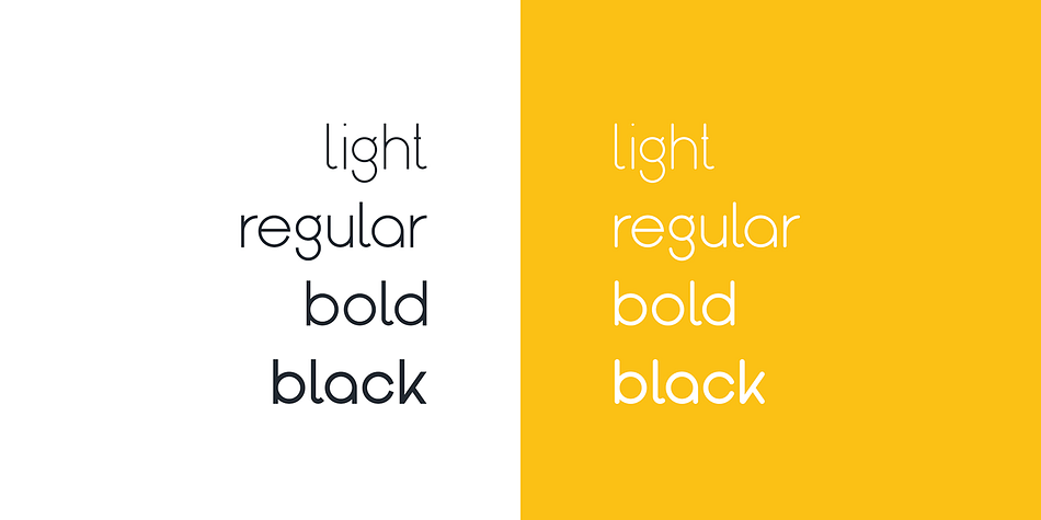 Kindel - Sans Serif Typeface Bold family specimen 2