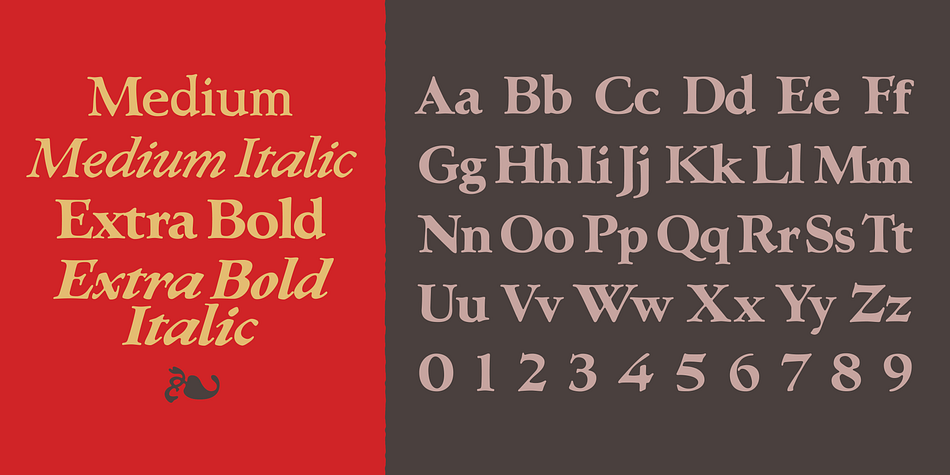 Klopfzeichen Extra Bold Italic family preview