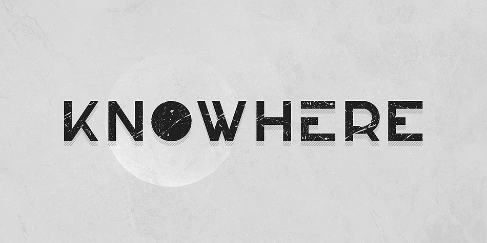 Knowhere Bold family specimen 1