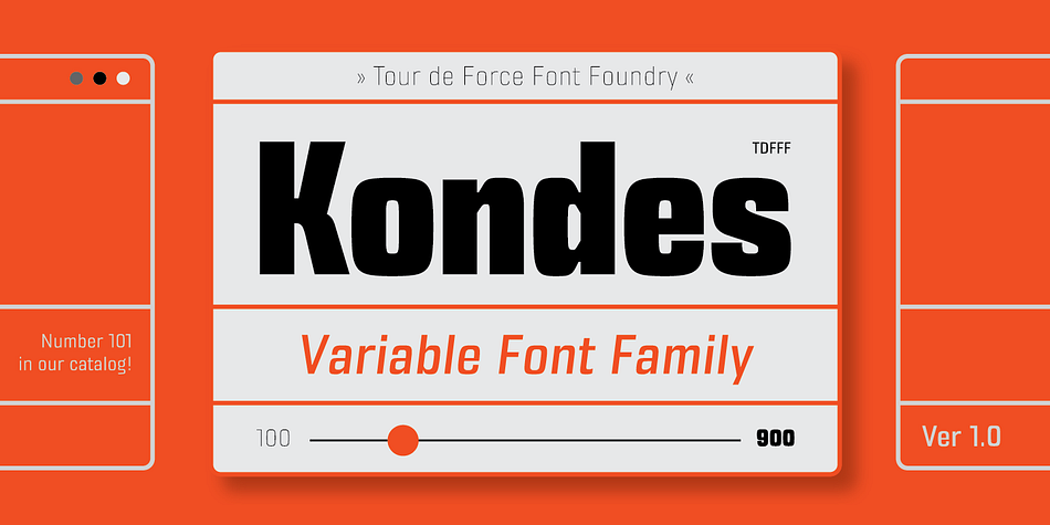 Kondes Thin family preview