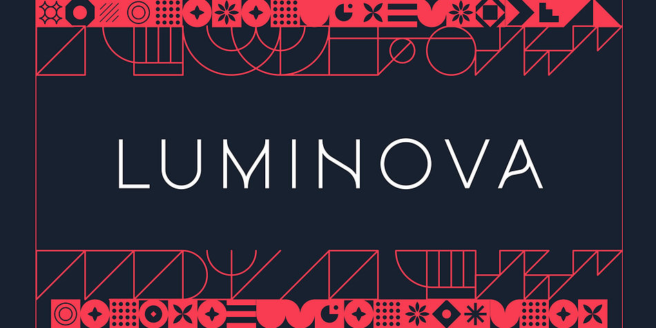 Luminova Bold family specimen 1