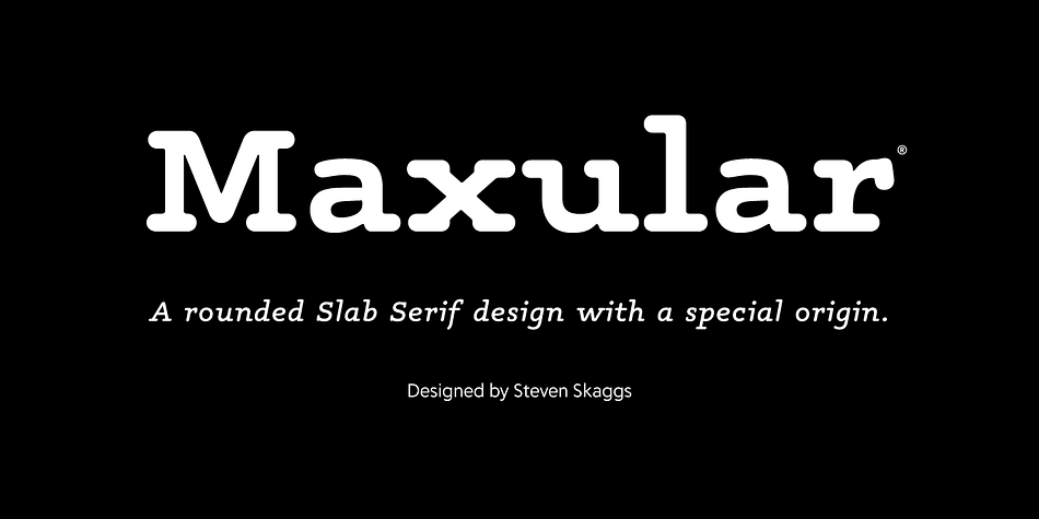 Maxular Rx Bold family specimen 1