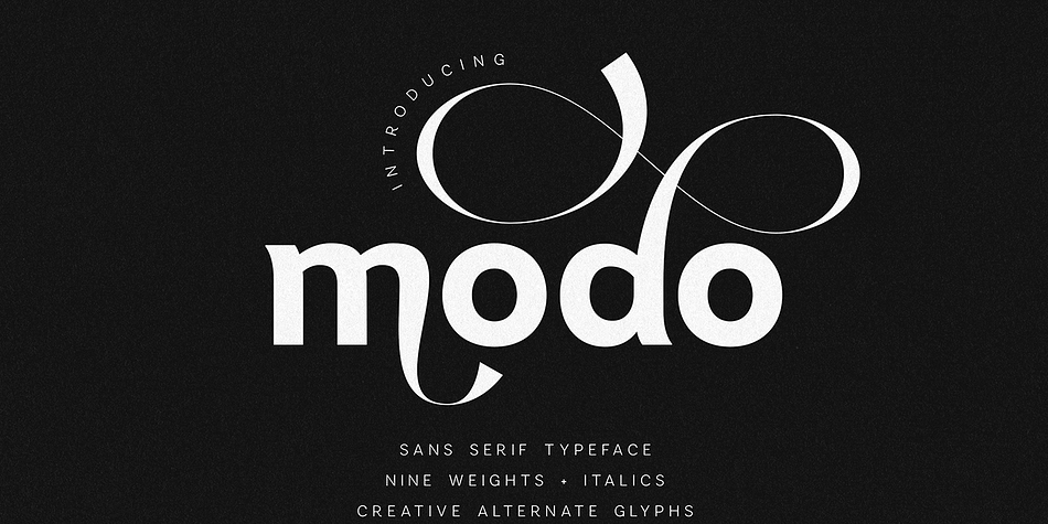 Modo Light family specimen 1