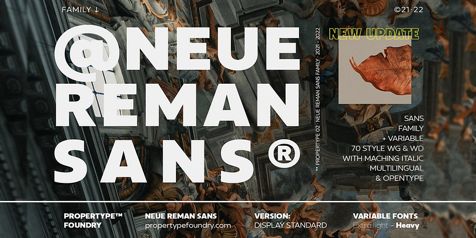 Neue Reman Sans Condensed Extra Light family specimen 1