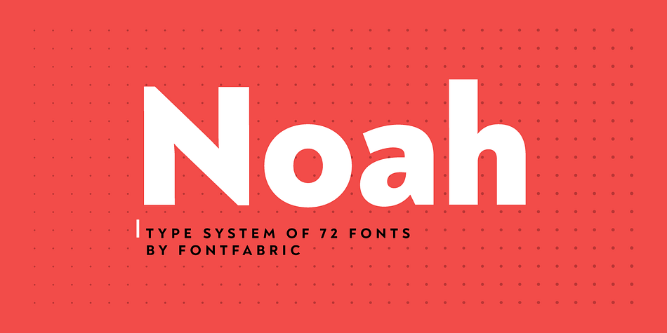 Noah Italic family specimen 1
