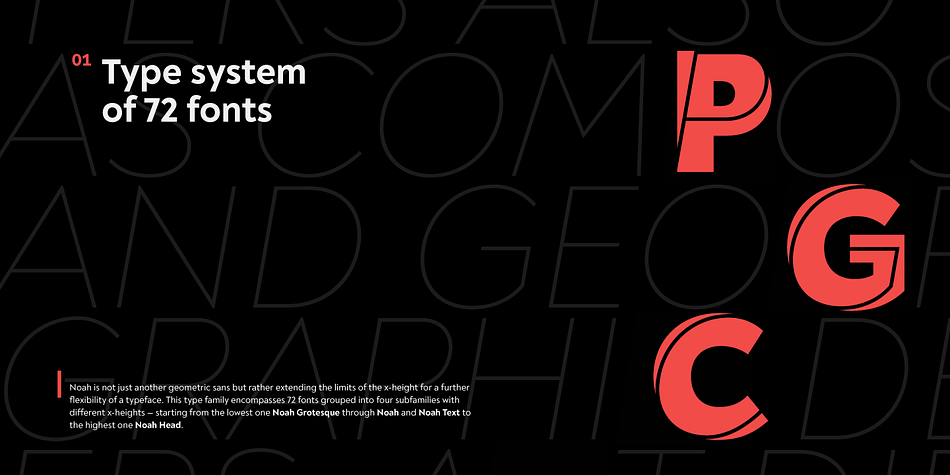 Noah Italic family specimen 2