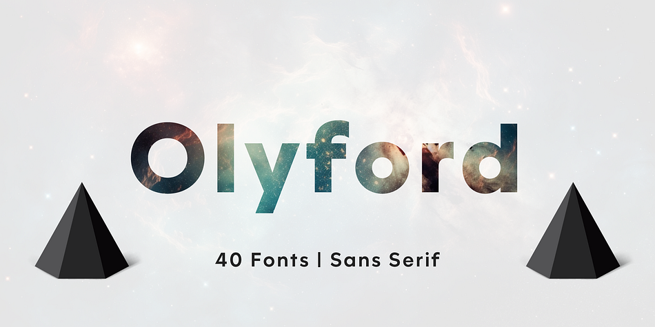 Olyford Semi Bold family specimen 1