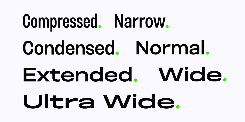 Otoiwo Grotesk Compressed Extra Light family specimen 2