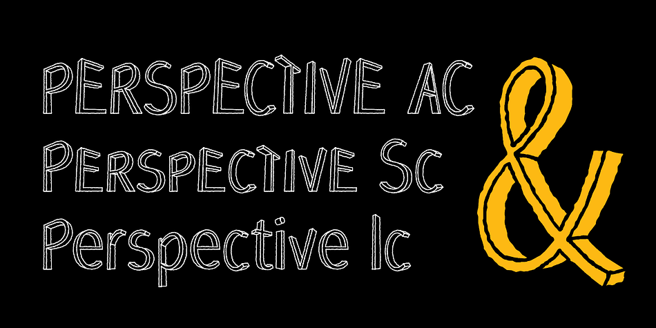 Perspective Sans Regular No.4 Dark family specimen 2