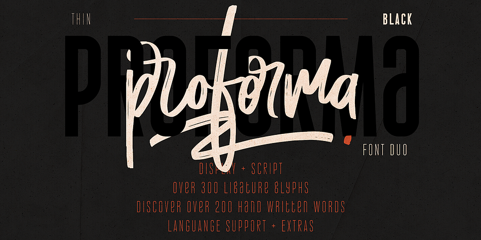 Proforma Semi Bold family specimen 1