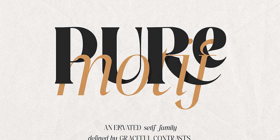 Pure Motif Light family specimen 1
