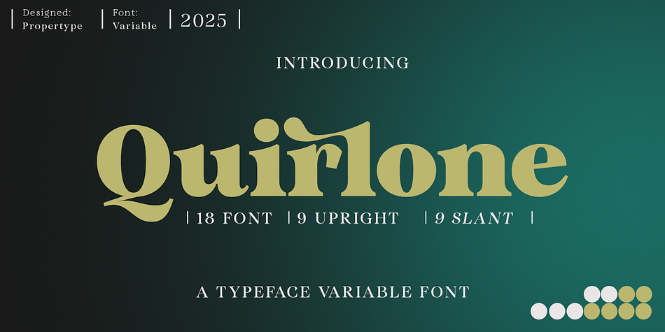 Quirlone Thin family preview