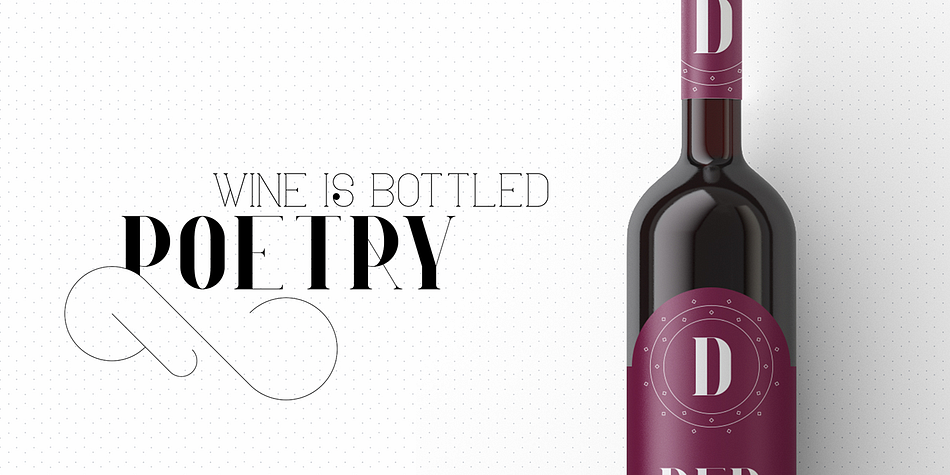 Ravenside-high End Trio Font T Light family specimen 2