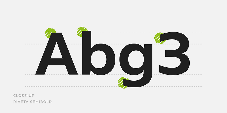 Riveta Medium Italic family specimen 2