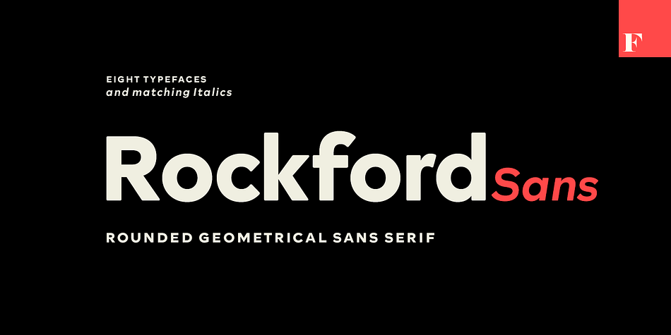 Rockford Sans Light family specimen 1