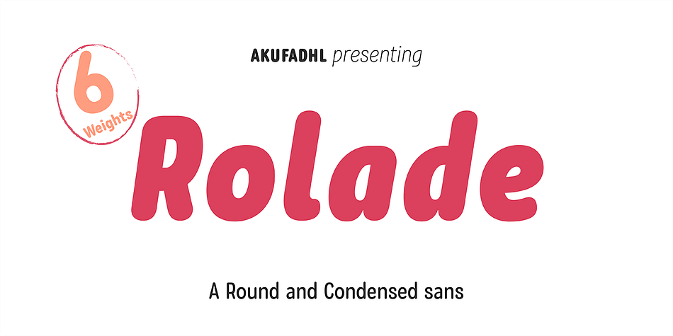 Rolade Light Italic family specimen 1