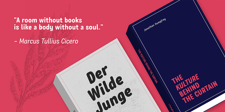 Rolade Light Italic family specimen 2