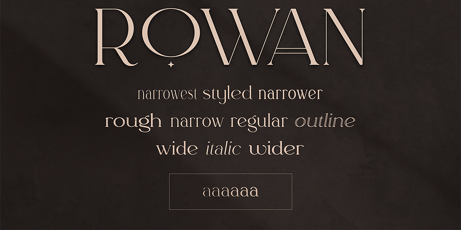 Rowan Regular 5 family specimen 1